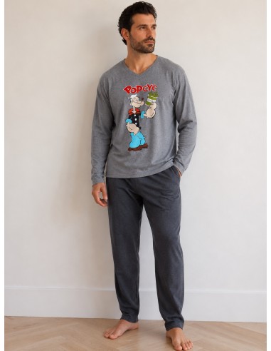Pijama Largo Algodón Popeye Dormen 80000