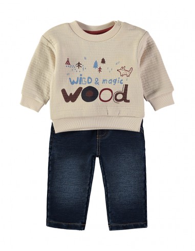 Sudadera Wood + Pantalón Vaquero...