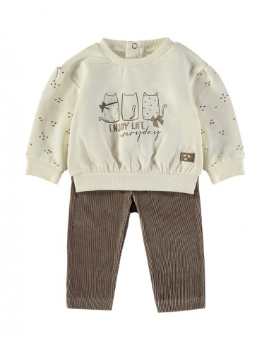 Conjunto Sudadera Gatitos + Pantalón...