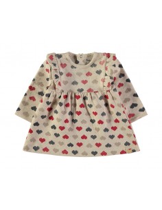 Vestido Algodón Corazones...