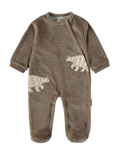 Pijama Largo Tundosado Osos...