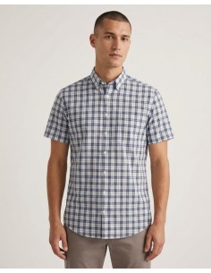 Camisa Manga Corta Cuadros...