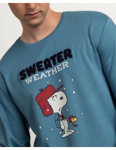 Pijama Largo Algodón Snoopy... 2