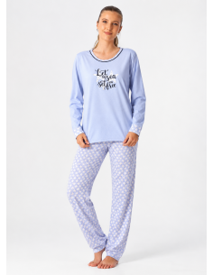 Pijama Largo Algodón...