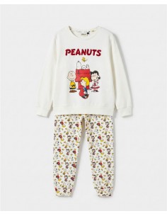 Pijama Largo Algodón Snoopy...