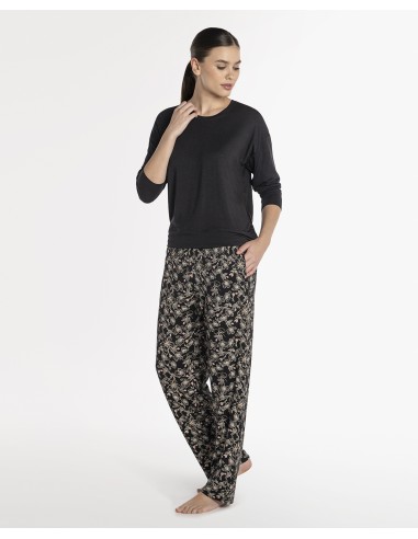 Pijama Largo Modal Minerals Punto...