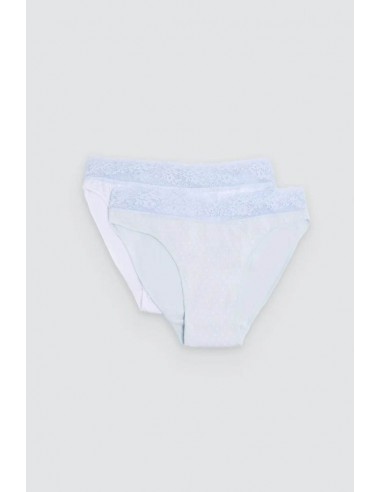 Pack 2 Bragas Corte Mini Florecitas &...