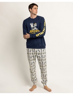 Pijama Largo Algodón Mickey...