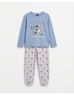Pijama Largo Algodón Minnie...