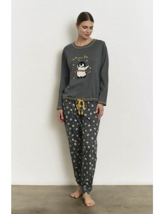 Pijama Largo Algodón...