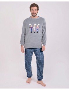Pijama Largo Tundosado...
