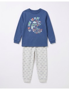Pijama Largo Algodón...