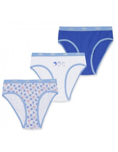 Pack 3 Bragas Estampadas Algodón Dim...
