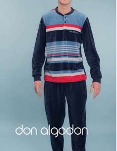 Pijama Largo Tundosado Don...