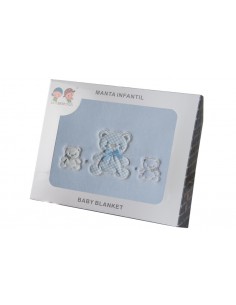 Manta Cuna Ositos...